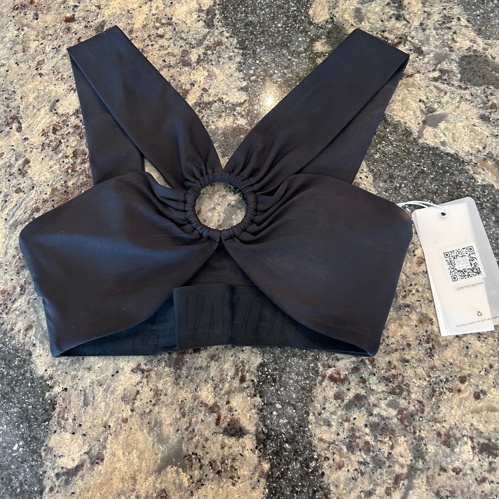 P.E NATION Fierce Sports Bra - Black XS